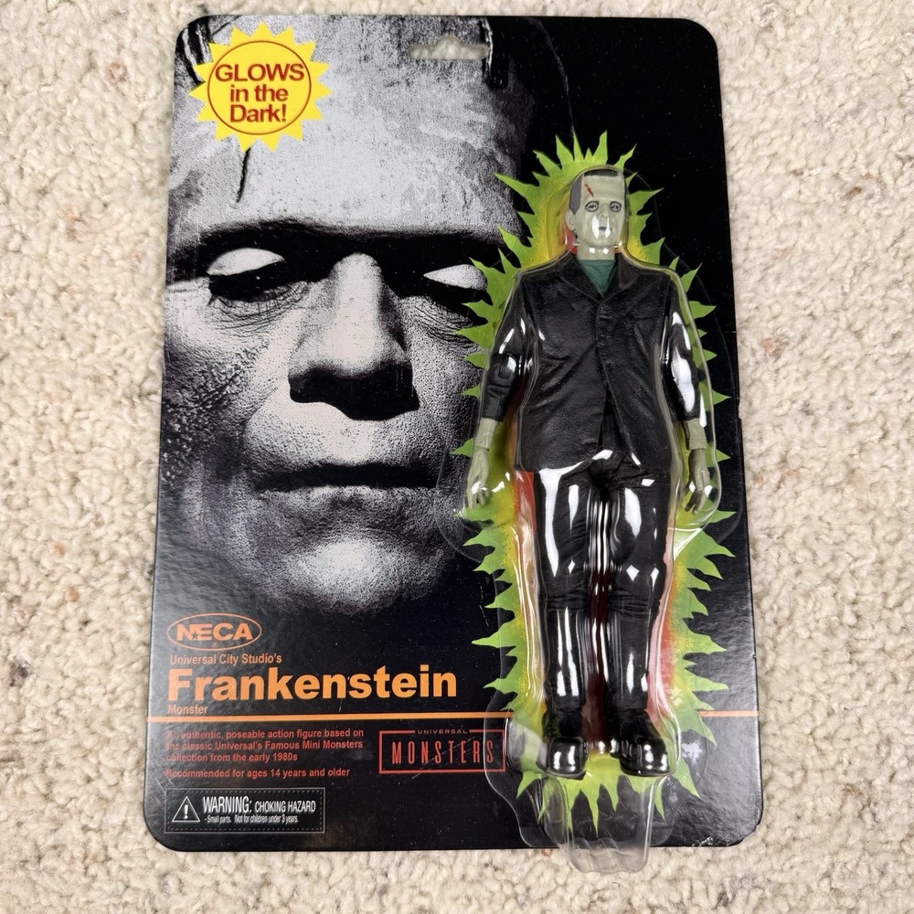 Neca Frankenstein Action Figure 2022 Glow In The Dark Universal‎ Monsters
